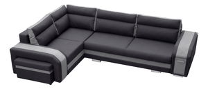 Kutna garnitura Asperata (tamnosiva + svjetlosiva) (L) 