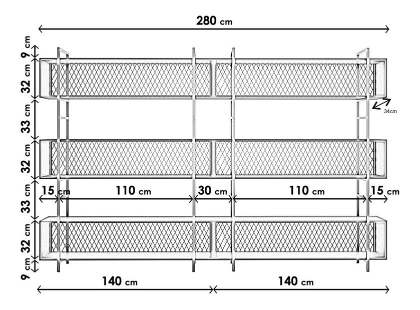 Regál Irek (fekete)