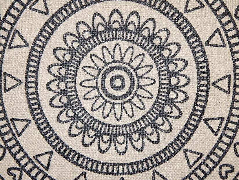 Set ukrasnih jastuka (2 kom.) 45 x 45 cm Geram (bež + crna)