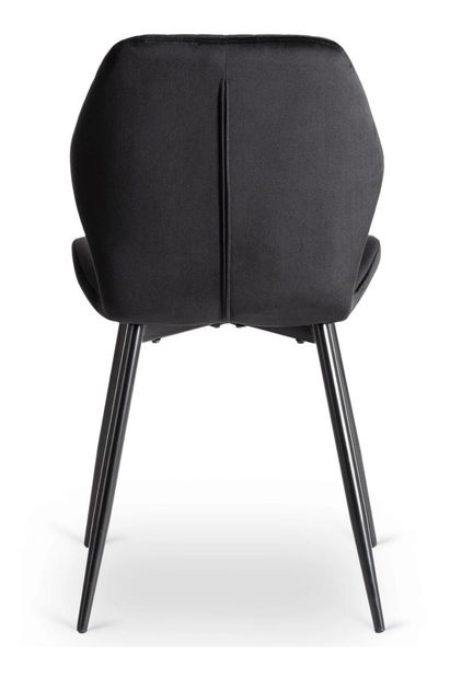 Blagovaonski set Visite (hrast rustikal + crna) (za 4 osobe)