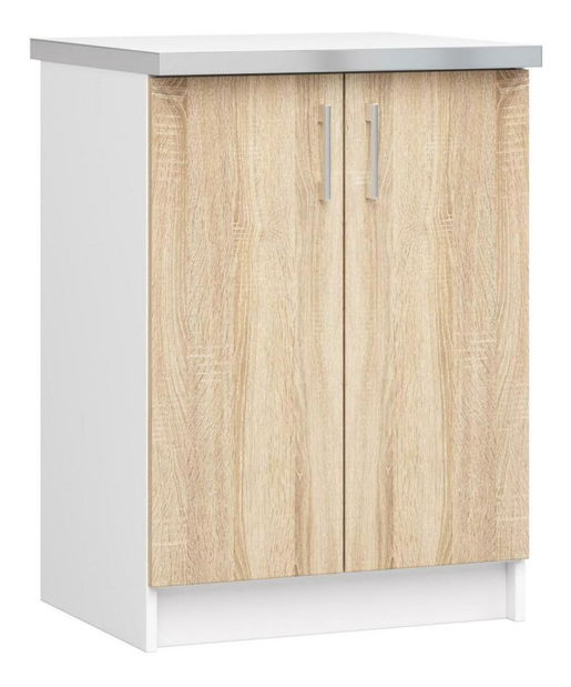 Kuchynská zostava 240 cm Lula TYP2 C (biela + dub sonoma)