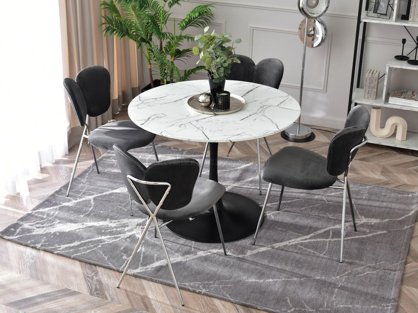 Stolička Wrangler (grafit + chrómová)