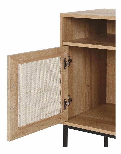 Nočný stolík Pasko (svetlé drevo)