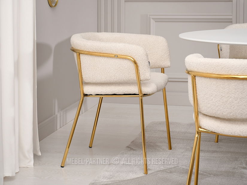 Szék Sorento (krém + arany)