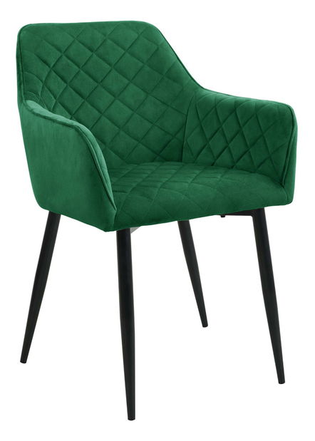 Jedálenská stolička Sunanda (tmavo zelená) (2ks)