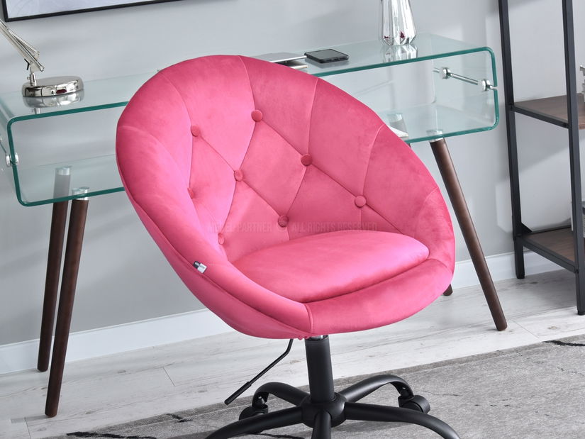 Kreslo Lush 4 (ružová + čierna)