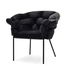 Fotelja za opuštanje Piplio (crna)