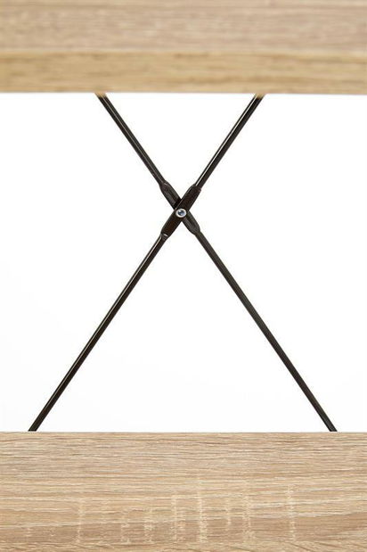 Regál Neda (természetes fa + fekete)