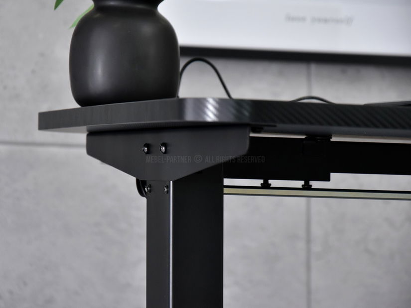 PC asztal Wilhelm (fekete)