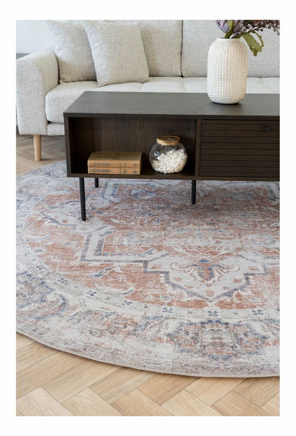 Koberec Hemeria 11 (modrá + oranžová)