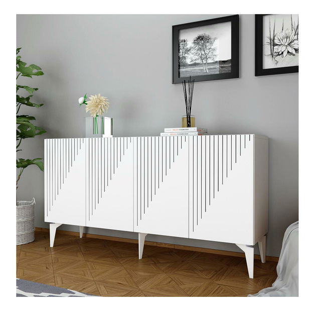 Ormarić Tomune 2 (bijela + crna)