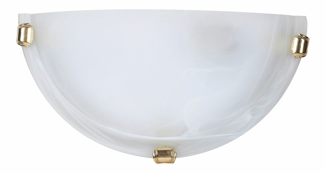 Fali lámpa Alabastro 3001 (rizskő üveg + arany fogantyúk)