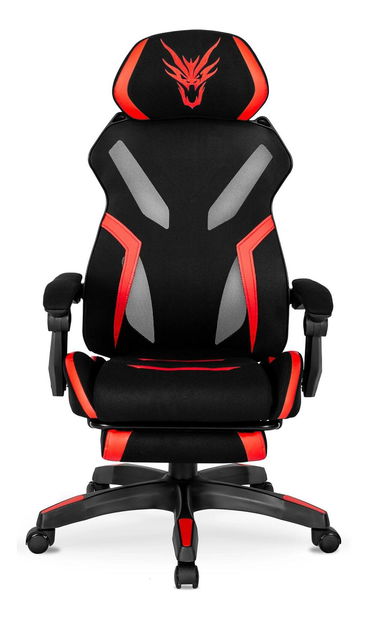 Gaming fotelja Mananera (crna + crvena) 