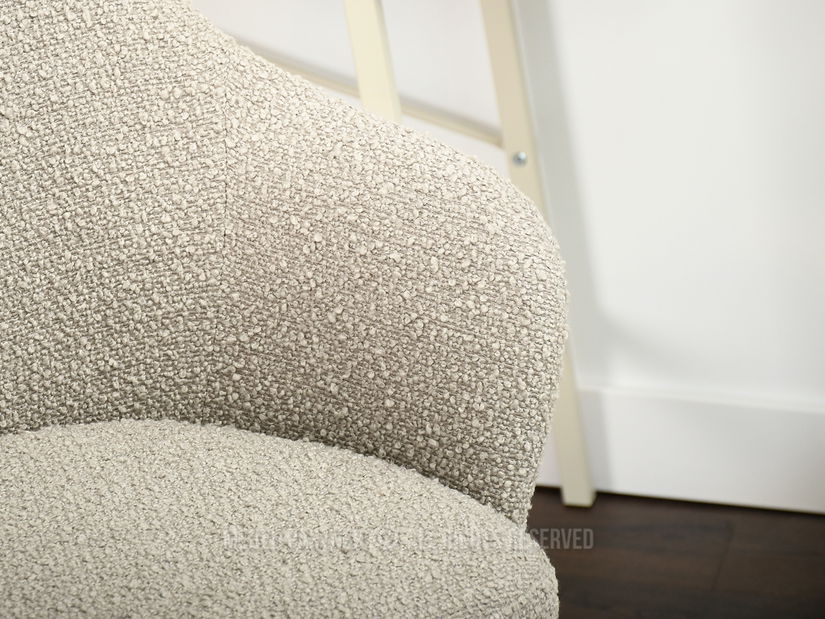 Kreslo Lolo (béžová + zlatá)