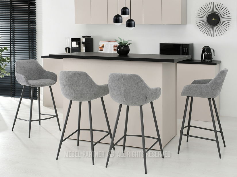 Stolica Miguel (siva + crna)