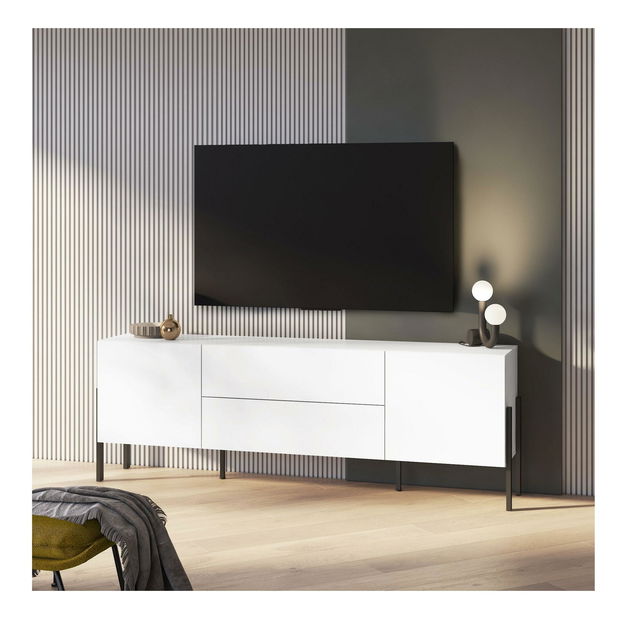 Masă TV/ Dulap Kjukon 200 (mat alb)