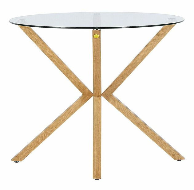 Okrúhly jedálenský stôl Astri (priehľadná) (pre 4 osoby)