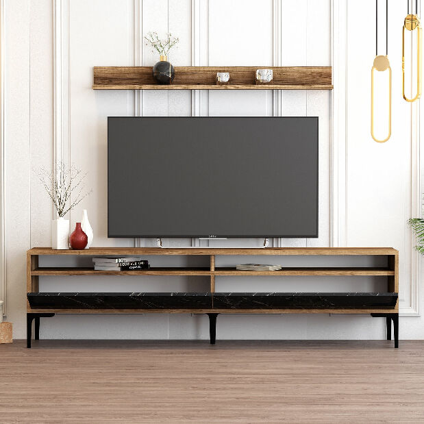 Mobilier living India (Nuc + Negru)