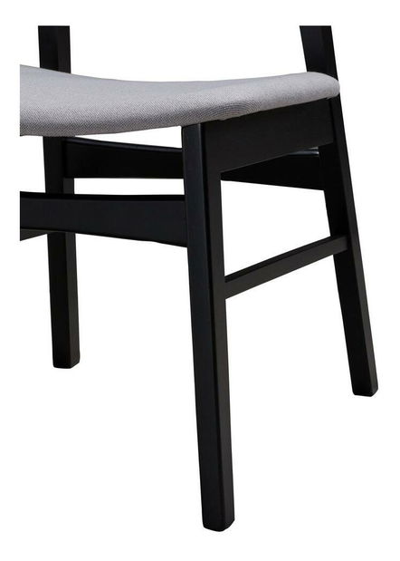 Blagovaonska stolica Paramore (crni hrast + svijetlosiva)