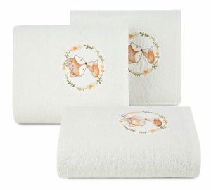 Set prosoape 70x40 cm Bambino 4 (3 buc) (alb)