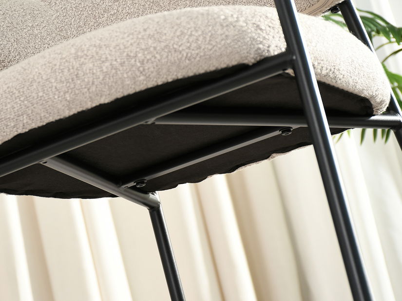 Jedálenská stolička Exigente (béžová + čierna)