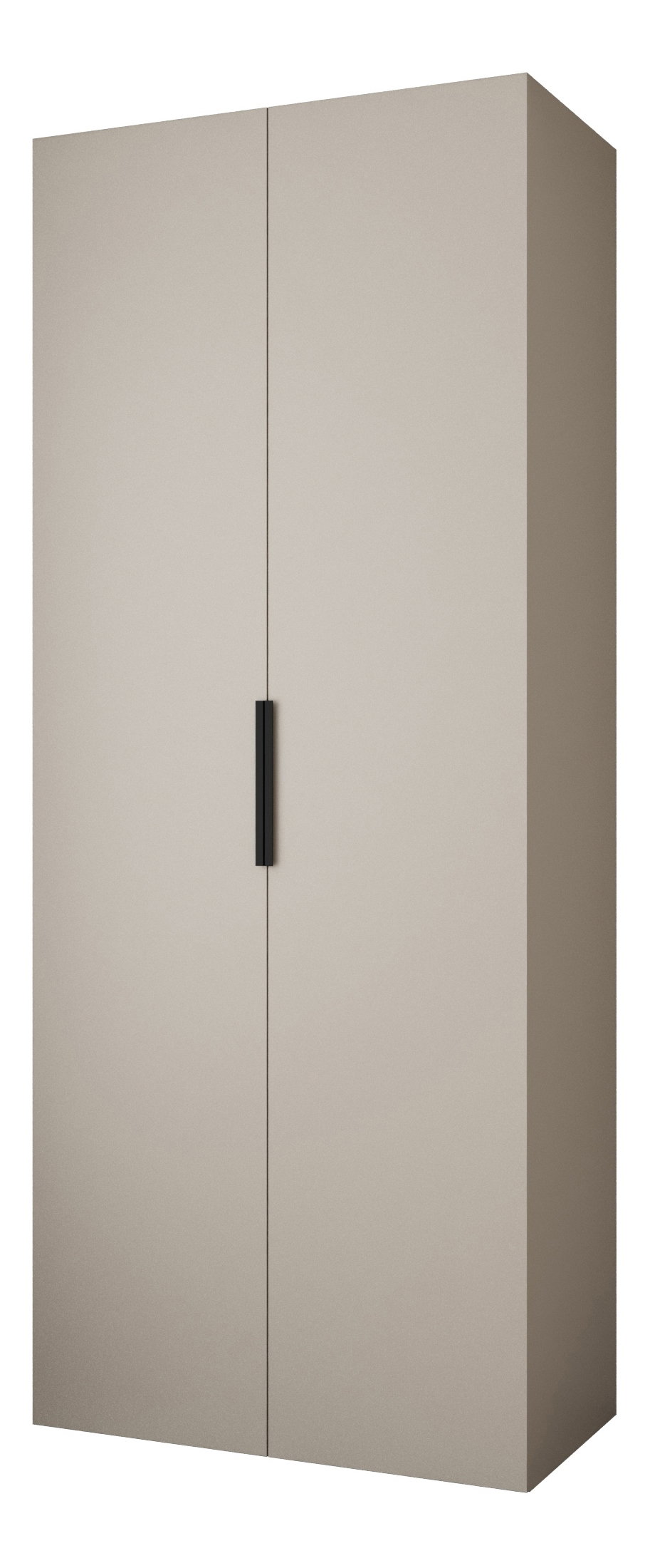 Ruhásszekrény 100 cm Carmela 40-4 (kasmír + fekete)