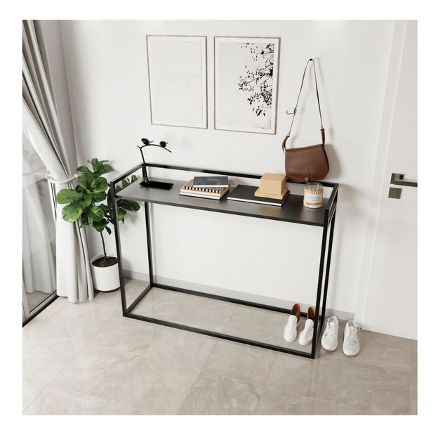 Konzolový stolík Isis (čierna)