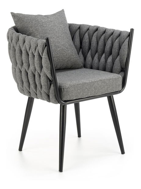 Fotel Avento (szürke + fekete)