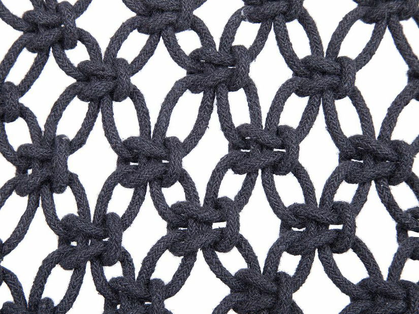 Závesné kreslo BONITO (drevo) (čierna)