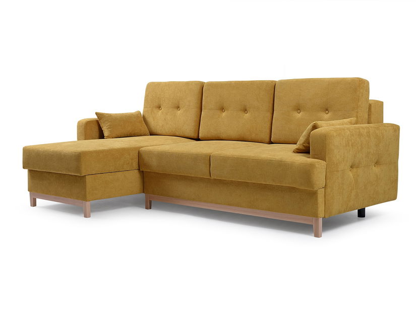 Sarokkanapé Zaron (sárga) (B)