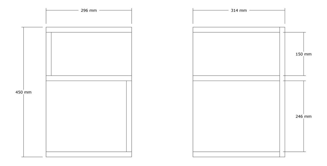 Pomoćni stolić Naboto (zafirov hrast)