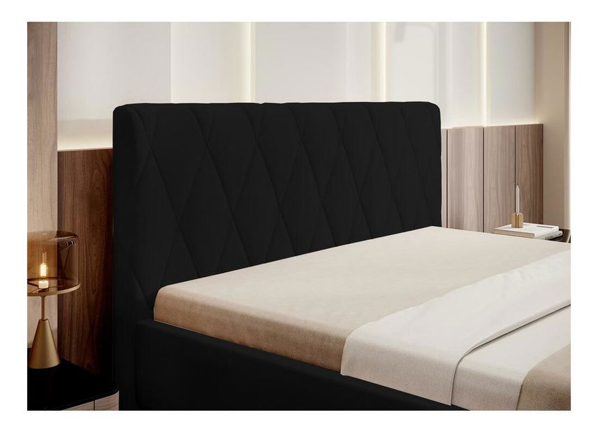 Franciaágy 180 cm Tikka 180 (fekete + arany)