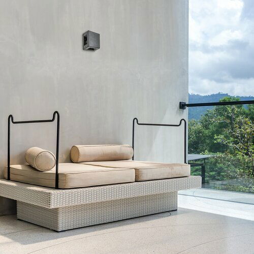 Vonkajšie nástenné LED svietidlo Lippa (čierna)