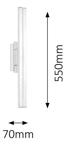 Stropné svietidlo Esther 2218 (chrómová)