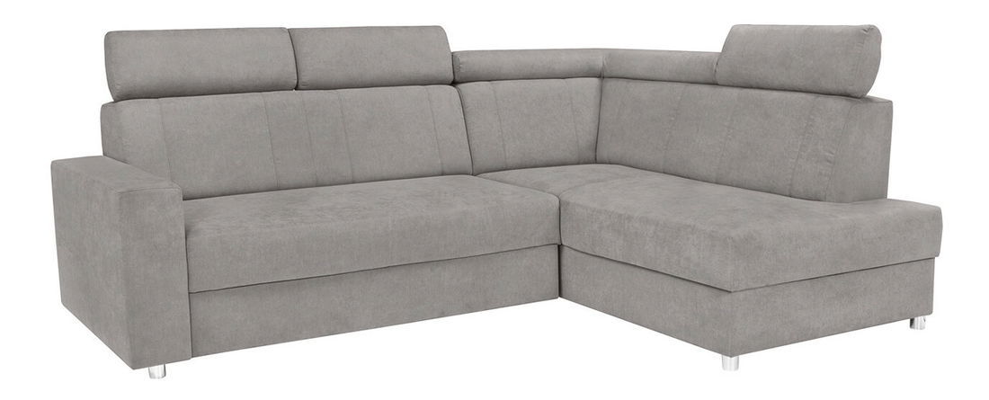 Rohová sedačka BRW Lone 2F.RECBK (sivá) (P)