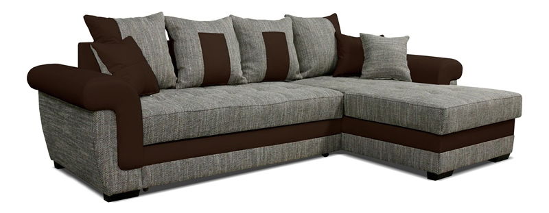 Rohová sedačka Horn 2F+L (hnedá) (P)