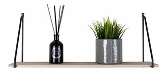 Raft Ansalia (negru + natural)