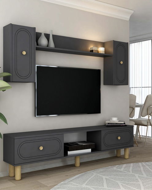 Obývacia stena Polena (antracit)