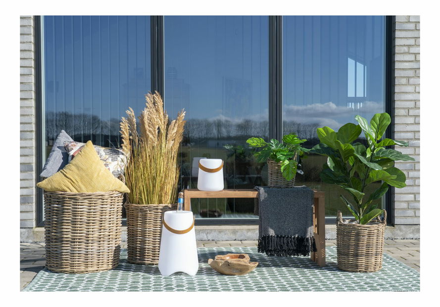 Set 4 ks prútených kvetináčov Craveria (prírodná)