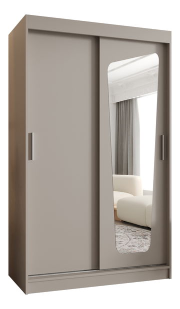 Šatníková skriňa 120 cm Mokka (kašmír)