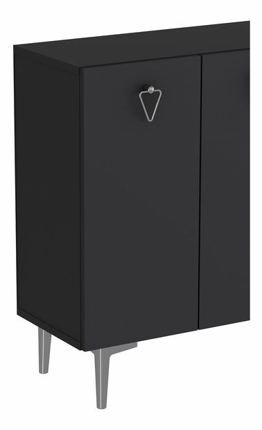 Skrinka Leya (antracit + strieborná)