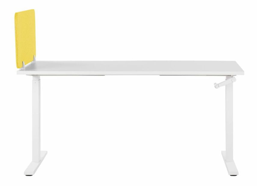 Pregrada za radni stol 72 x 40 cm Walda (žuta) 