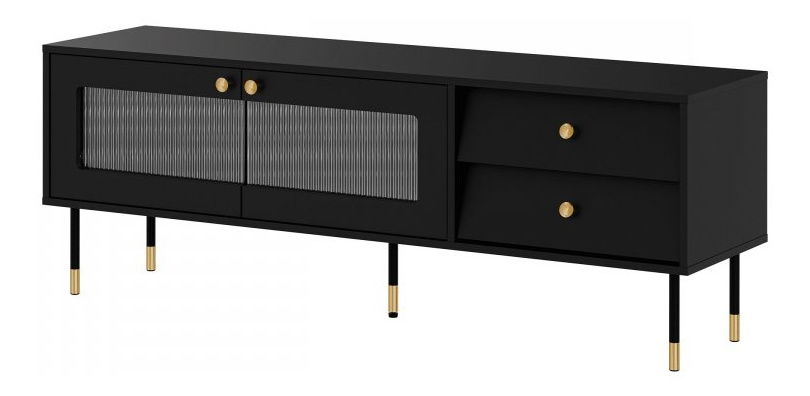 TV stolić/ormarić Aurezzo 2S (crna)