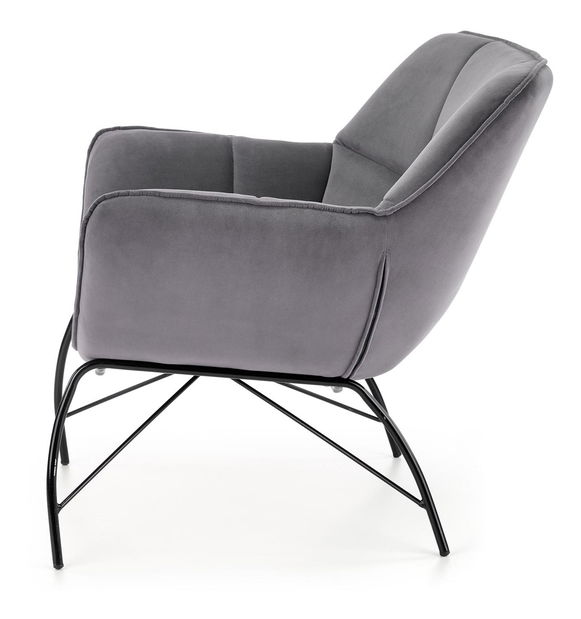 Fotoliu Betali (gri + negru)