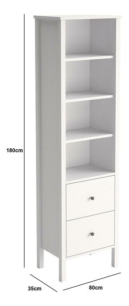 Regál Franc 29 (fehér fa)