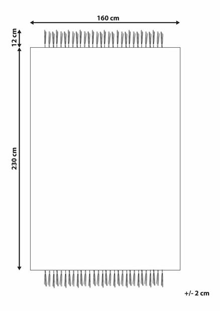 Tepih 160 x 230 cm Yelza (bež)