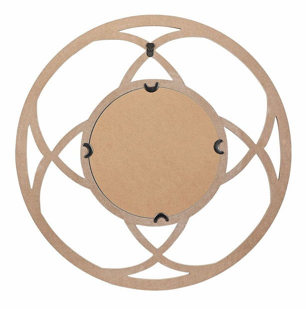 Nástenné zrkadlo Iztza (svetlé drevo)