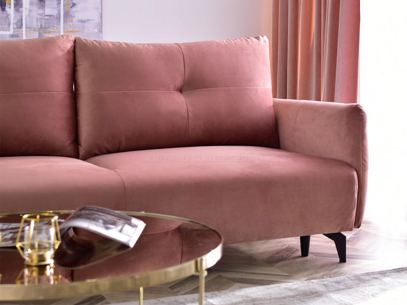 Pohovka dvojsedačka Lasciare (čierna)