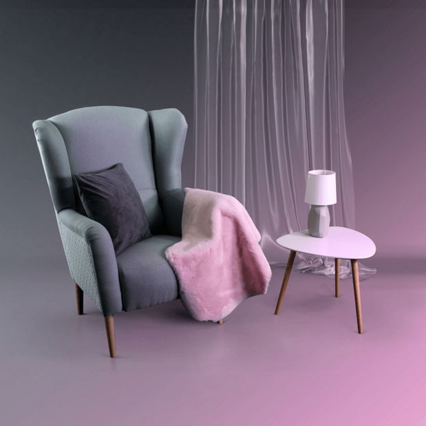 Vankúš Arin (tmavosivá)