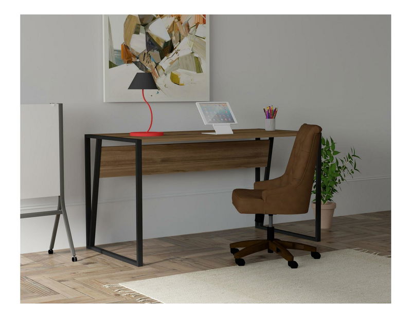 Radni stol Lesake 2 (orah + crna)